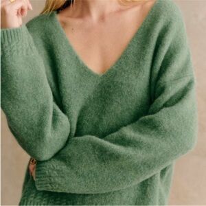 Sezane Denisa Jumper in Eucalyptus S